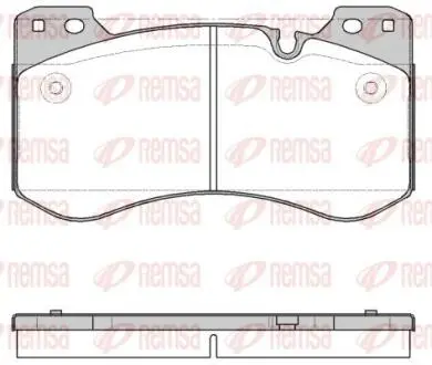 BMW Гальм. колодки передн. 5 (G30, F90) M5 17-23 REMSA 1959.00