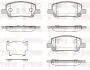 Колодки тормозные (передние) Hyundai i10 19- REMSA 197402 (фото 1)