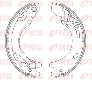 LANDROVER щоки ручного гальма Discovery III,IV,Range Rover Sport 05- REMSA 4520.00