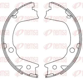 Колодки тормозные барабанные REMSA 4602.00