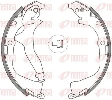 Колодки тормозные барабанные REMSA 4648.00