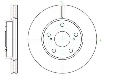 Диск тормозной REMSA 61043.10