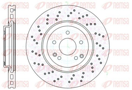 Диск тормозной REMSA 61138.10