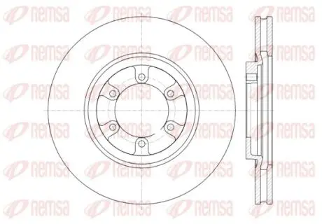 Тормозной диск REMSA 6136610