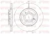 Диск тормозной (задний) Audi A8 02-10/VW Phaeton 02-16 (280x22) (с покрытием) (вентилированный)) REMSA 6144710 (фото 1)