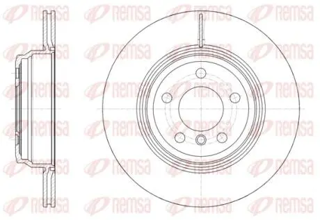 BMW Диск гальмівний задн. 3/F30, 4/F33 REMSA 61547.10