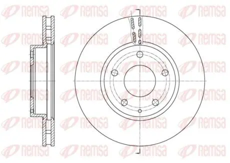 Диск тормозной REMSA 61573.10