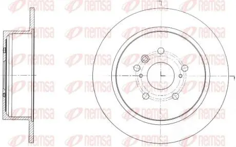 Диск гальмівний REMSA 61650.00