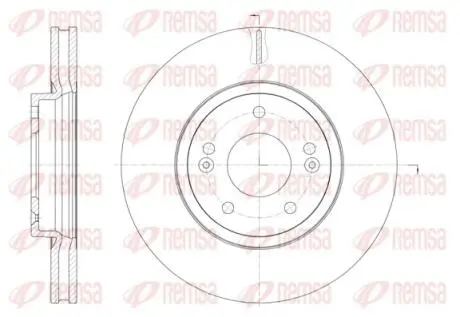 Диск гальмівний REMSA 61885.10