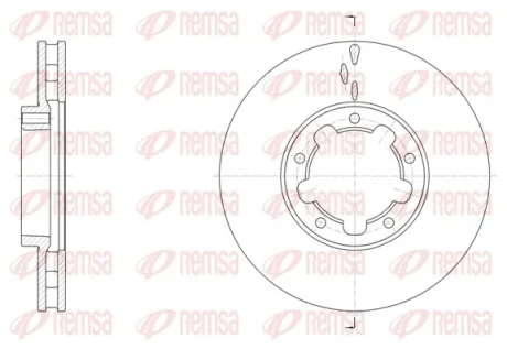 Гальмівний диск PREMIER REMSA 6209110