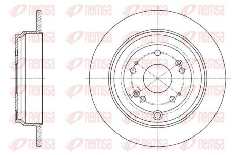 Диск гальмівний REMSA 62515.00