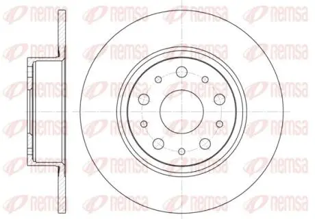 Тормозной диск REMSA 645700