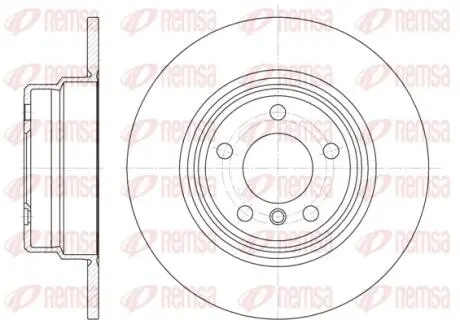 Диск гальм.зад. Bmw X5 (E53) 3.0I V6/4.4i V8/3.0d 24V 00- 32 REMSA 663200