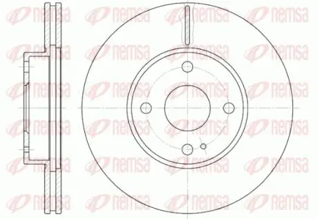 Тормозной диск REMSA 684310