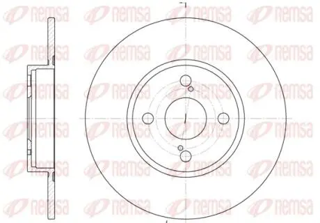 Фото гальмівний диск REMSA 690000 Гальмівний диск REMSA 690000