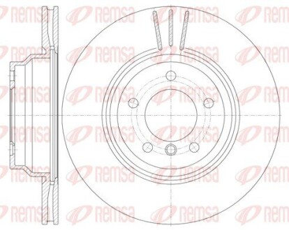 Гальмівний диск REMSA 697510