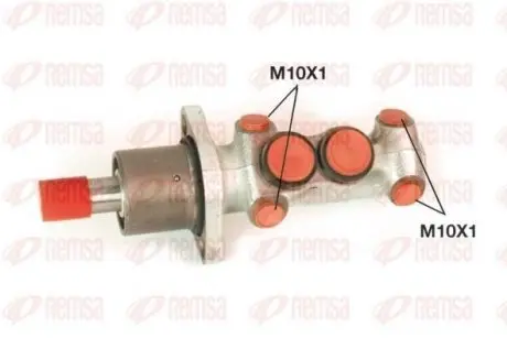 Цилиндр тормозной (главный) VW Passat B3/B4 88-97/Caddy/Golf II/Jetta II/Scirocco 82-92 REMSA C102006