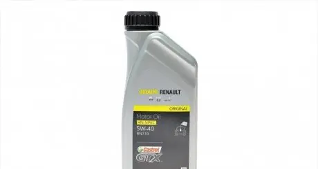 Масло моторное Castrol GTX RN 0710 5W-40, 1л. RENAULT 7711658110