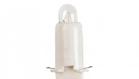 Автолампа 12V 2CP PCB 10mm Tall Twistlock White (в щиток приладів) Ring R512PCB