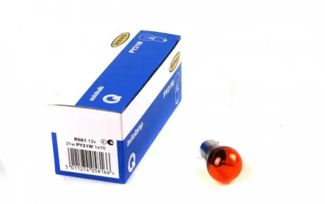 Автолампа PY21W BAU15s 21 W оранжевая Ring R581