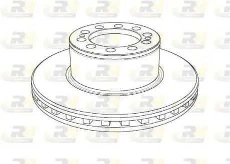 Диск гальмівний MB, 430*45*143.5 ROADHOUSE 115720