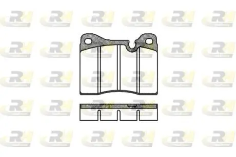 Тормозные колодки дисковые ROADHOUSE 2011.30