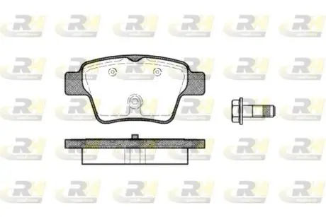 Гальмівні колодки дискові ROADHOUSE 21138.00