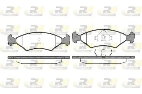 Тормозные колодки дисковые ROADHOUSE 2119.20