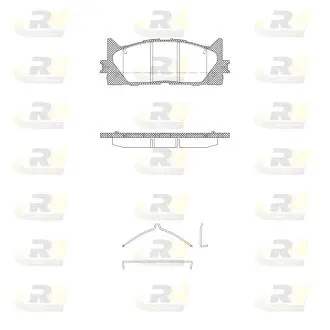 Гальмівні колодки дискові ROADHOUSE 21233.00