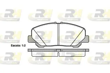 Тормозные колодки дисковые ROADHOUSE 21287.00