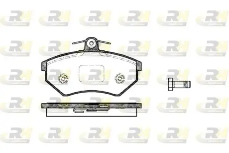 Гальмівні колодки дискові ROADHOUSE 2134.50