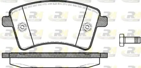 Гальмівні колодки дискові ROADHOUSE 21351.00