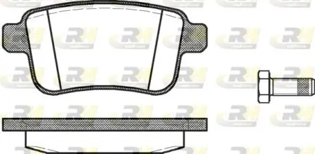 Гальмівні колодки дискові ROADHOUSE 21352.00