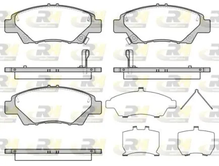 Колодки гальмівні (передні) Honda Jazz 01- (Akebono) ROADHOUSE 2135842