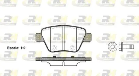 Гальмівні колодки дискові ROADHOUSE 21420.00