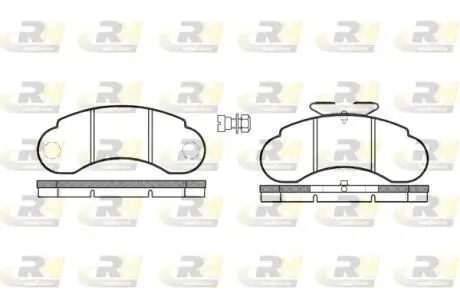 Тормозные колодки дисковые ROADHOUSE 2142.20