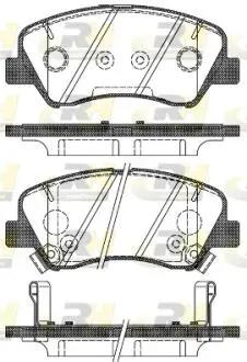 Тормозные колодки дисковые ROADHOUSE 21488.02