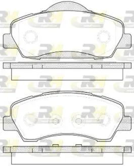 Гальмівні колодки дискові ROADHOUSE 21530.00
