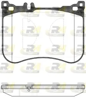 Гальмівні колодки дискові ROADHOUSE 21534.00