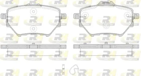 Гальмівні колодки дискові ROADHOUSE 21562.00