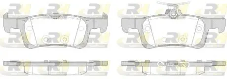 Тормозные колодки дисковые ROADHOUSE 21563.00