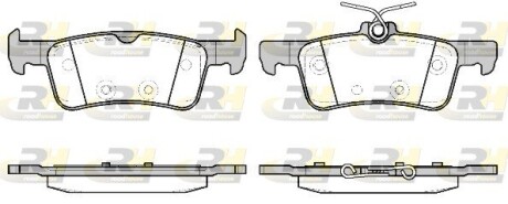 Тормозные колодки дисковые ROADHOUSE 21563.20