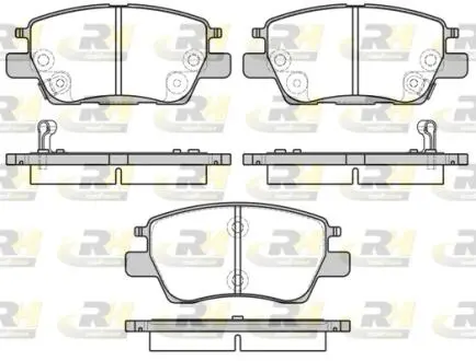 Колодки гальмівні (передні) Opel Ampera-E 17-19/Chevrolet Bolt/Volt/Cruze 15- (+датчик) ROADHOUSE 2163012