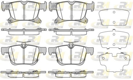 Комплект гальмівний колодок задній ROADHOUSE 2170102