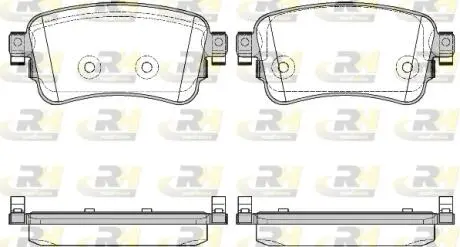 Гальмівні колодки дискові ROADHOUSE 21720.00