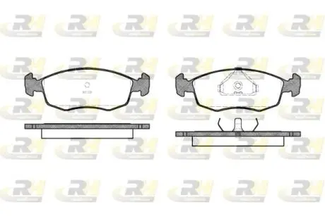 Тормозные колодки дисковые ROADHOUSE 2172.00