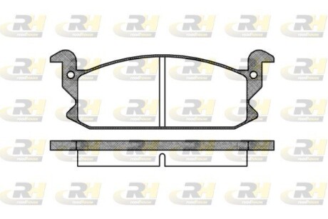 Тормозные колодки дисковые ROADHOUSE 2177.00
