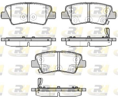 Гальмівні колодки дискові ROADHOUSE 21807.02 (фото 1)