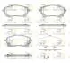 Тормозные колодки (передние) Toyota Corolla 1.6VVTi/1.8VVTi Hybrid 19- ROADHOUSE 2185802 (фото 1)