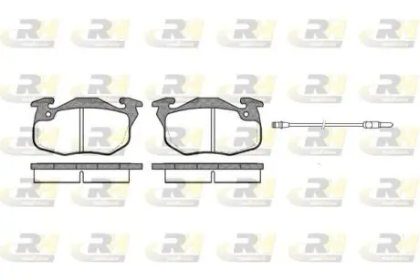 Тормозные колодки дисковые ROADHOUSE 2192.12